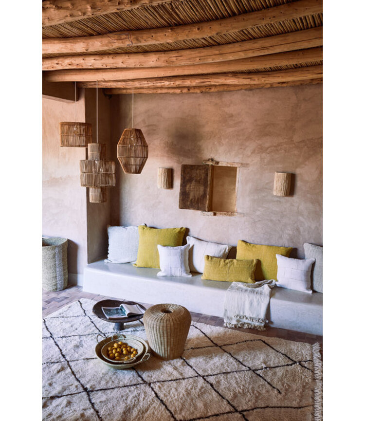 Tine K Home Hanging lamp shade in rattan 'hangbird'