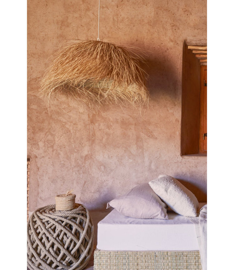Rock The Kasbah Hanglamp demi-boule palm - naturel