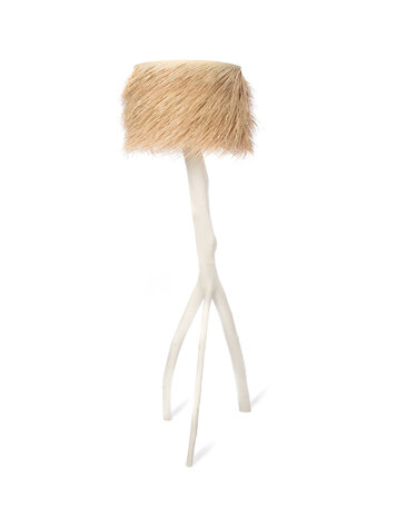 Rock The Kasbah Branch floor lamp - white/palm natural
