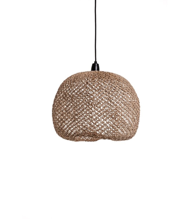 Balbi hanglamp bananenvezel 'boule' - natural