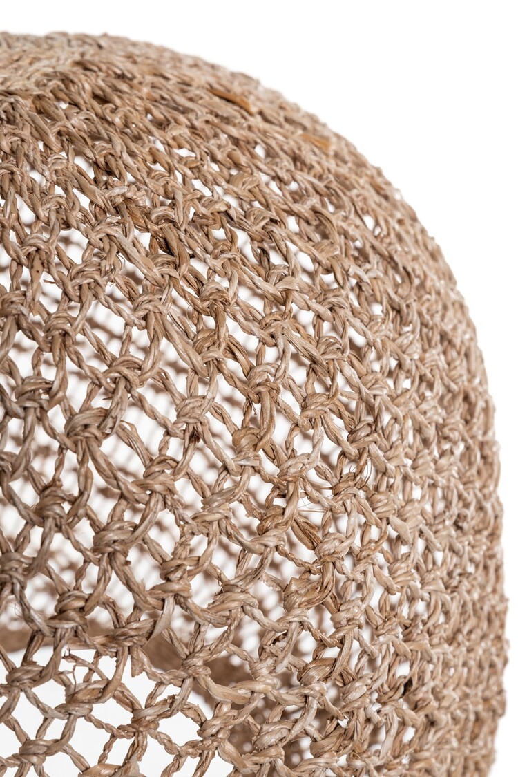 Caravane Balbi banana-fibre hanging ceiling light 'boule' - natural
