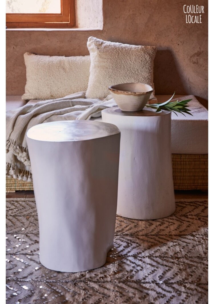 White tree stool palm