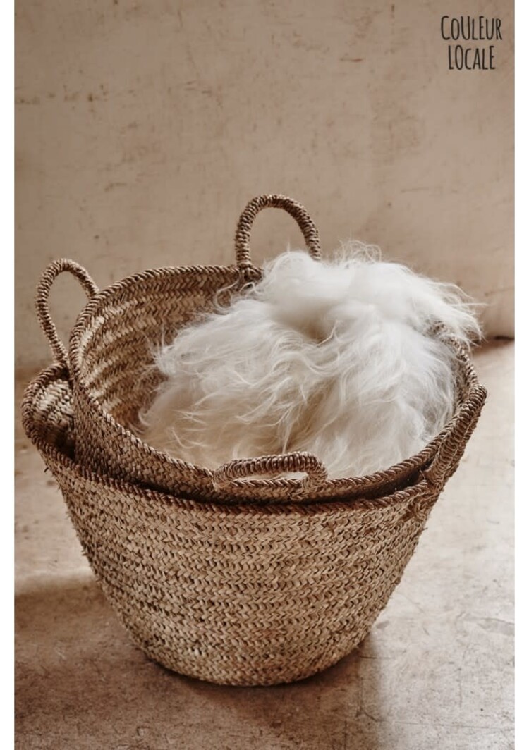 Couleur Locale Palm leaf basket Morocco