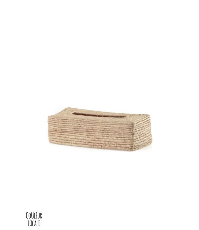 Tissue holder raffia