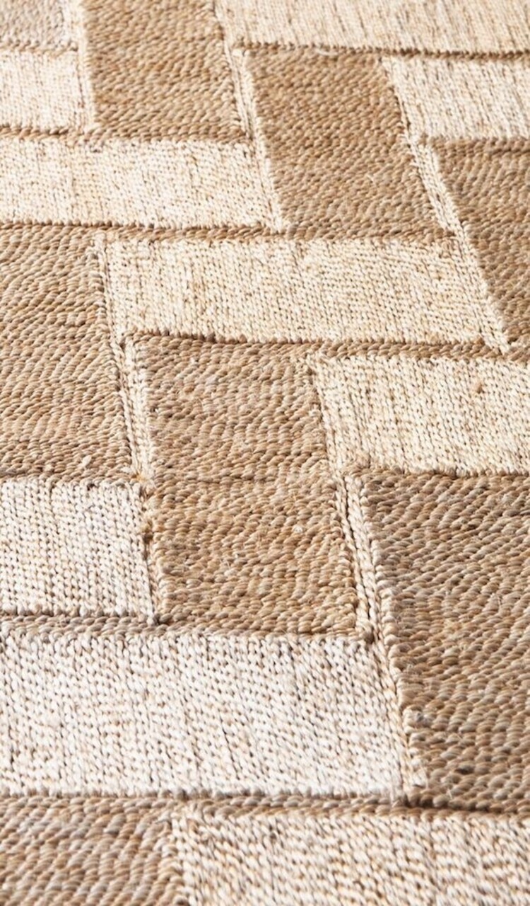 The Dharma Door Jute rug 'Bhola'  natural
