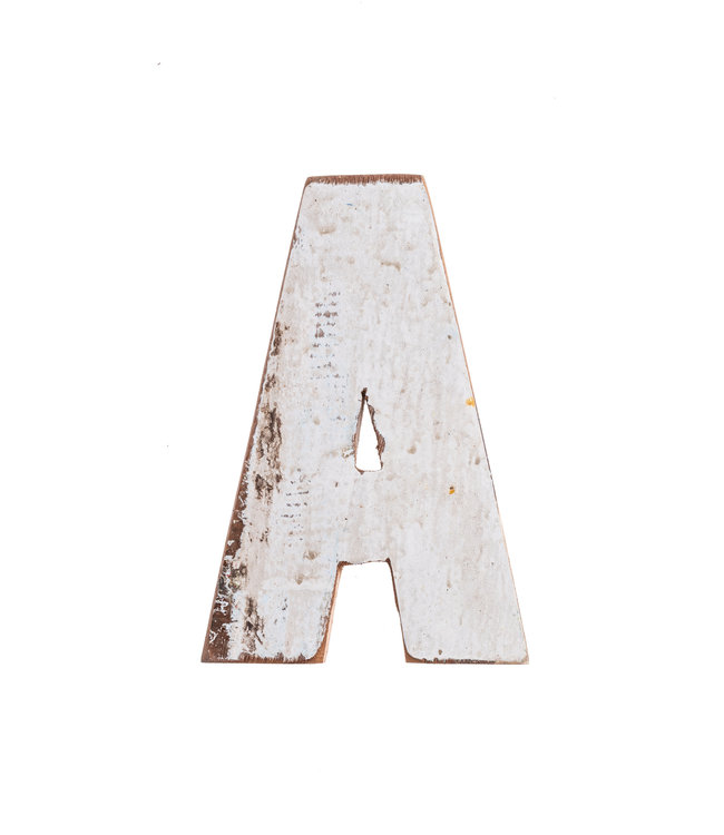 Wooden letter A