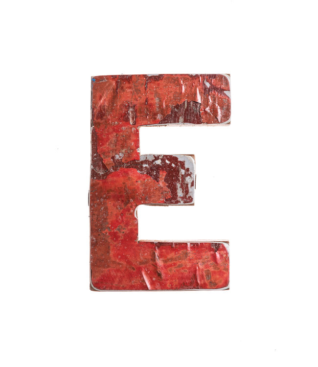 Wooden letter E