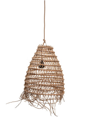 Hanglamp dadelpalm met franjes 'cloche'