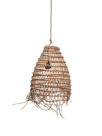 Suspension lamp date palm with frills 'clock'