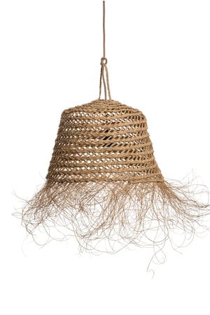 Suspension lamp sea grass with frills 'pot'