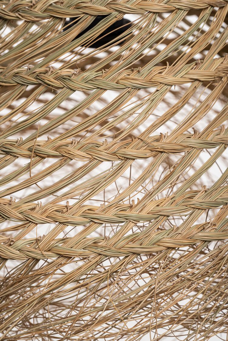 Suspension lamp sea grass with fringes