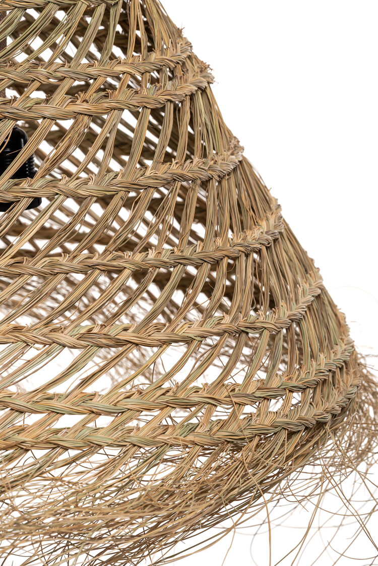 Suspension lamp sea grass with fringes