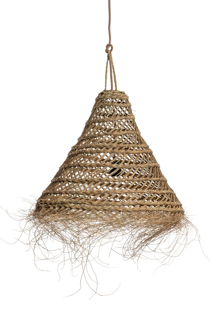 Suspension lamp sea grass with fringes