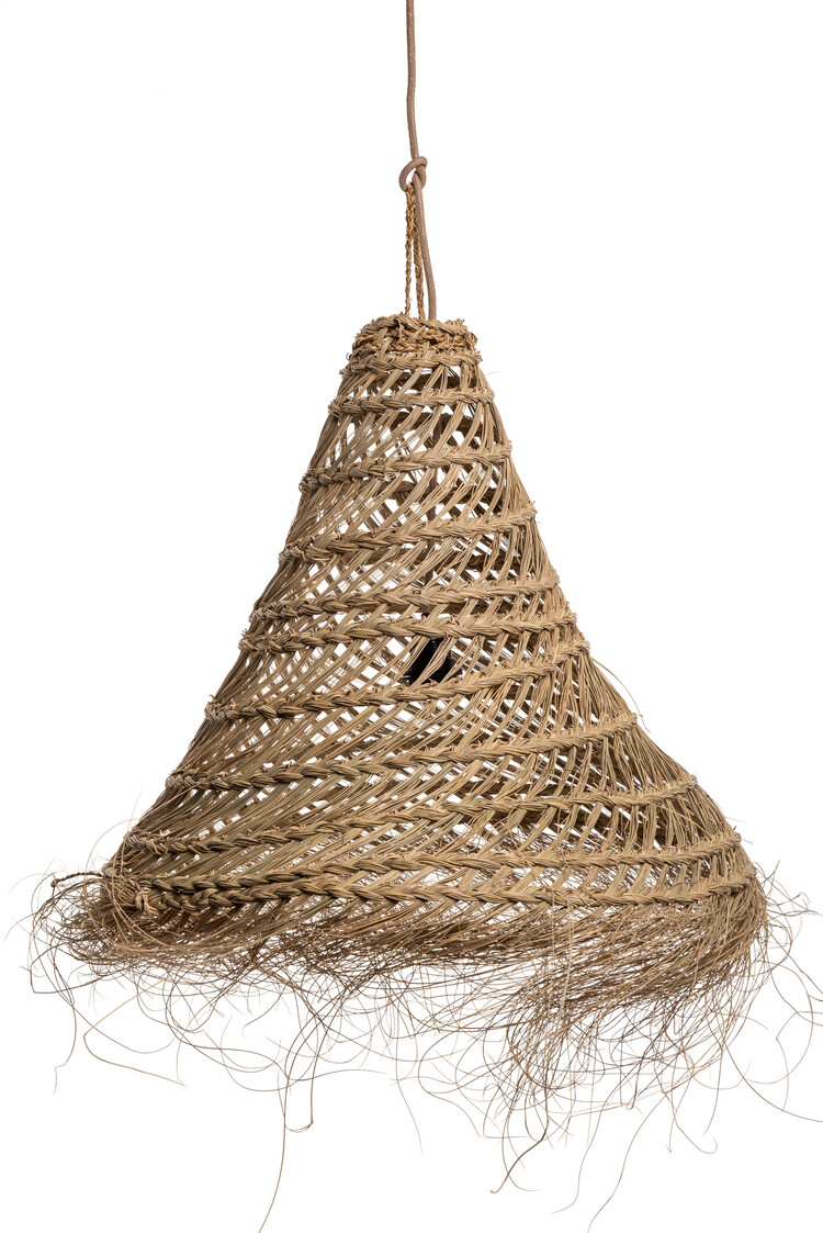 Suspension lamp sea grass with fringes