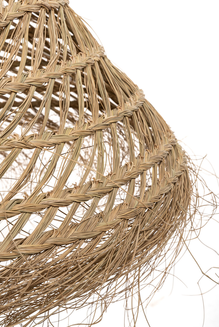 Suspension lamp sea grass with fringes