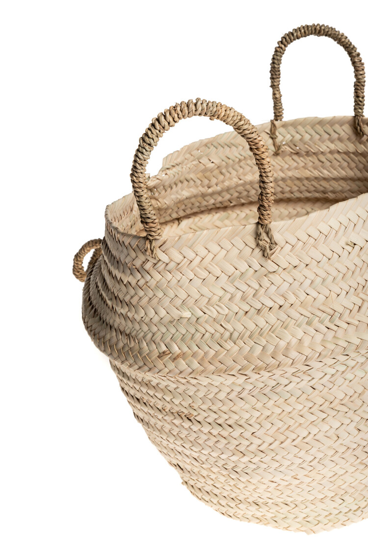 Basket palm leaves
