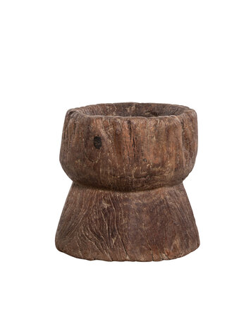 Old wooden mortar #2 - Naga