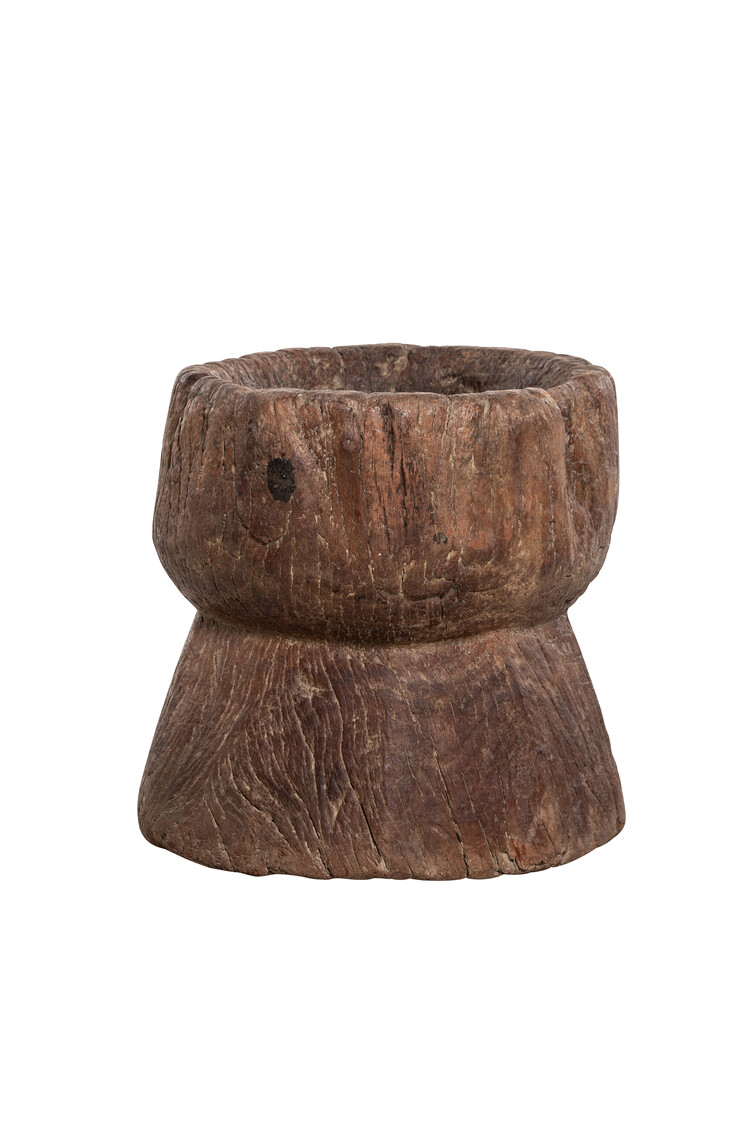 Old wooden mortar #2 - Naga
