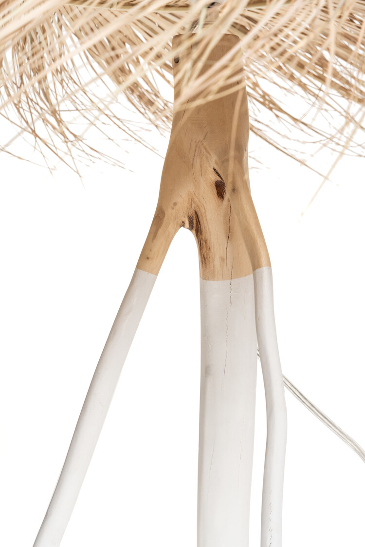 Rock The Kasbah Branche table lamp palm & olive wood - white/natural