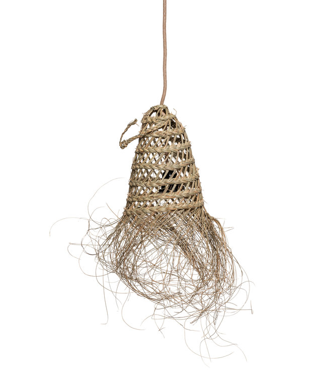 Suspension lamp sea grass with fringes