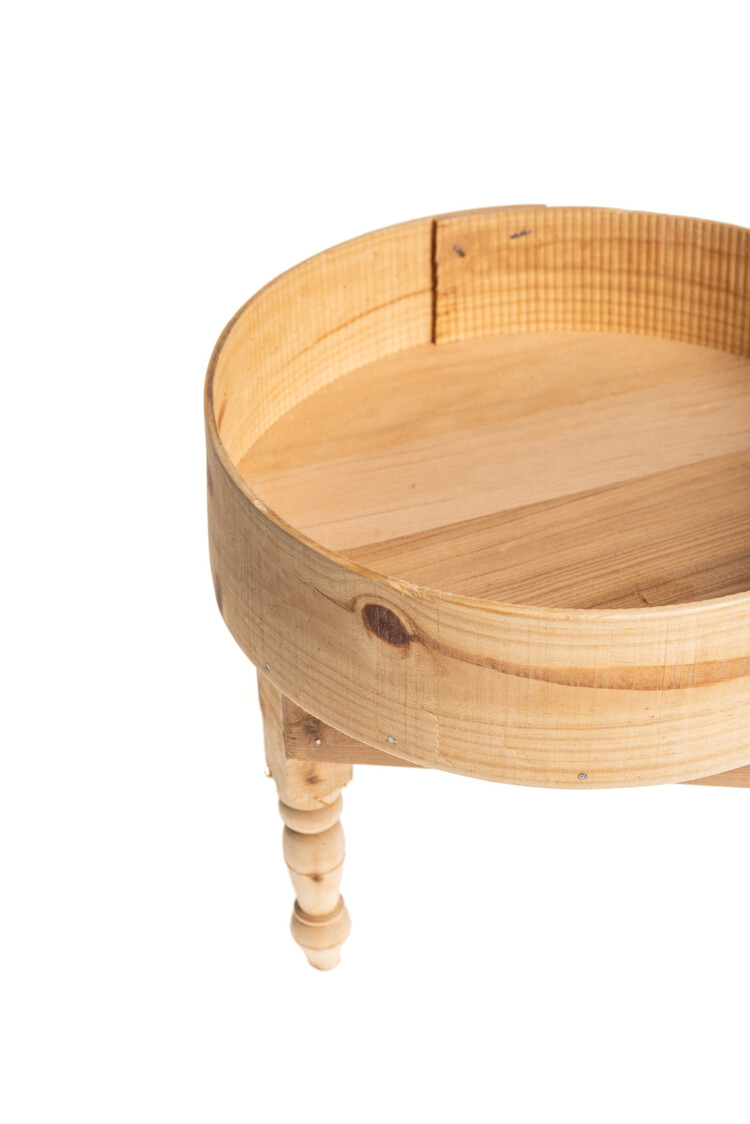 Couleur Locale Moroccan tea table with high boarder