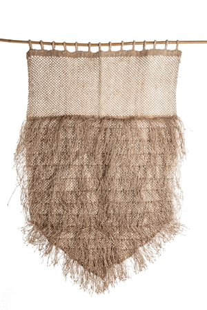 The Dharma Door Jute muurhanger met franjes