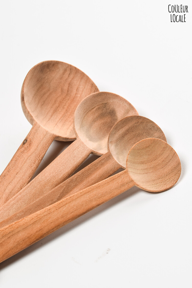 Spoon set - apricot wood