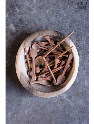 Vierkant schepje - abrikoos hout