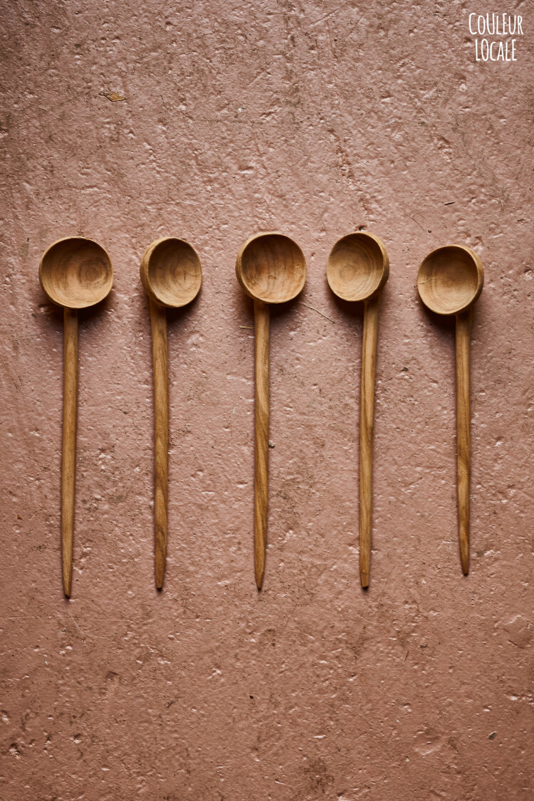 Couleur Locale Traditional soup spoon - olive wood