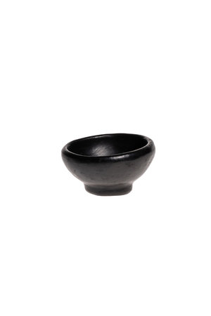 Black Pottery Little salt cup