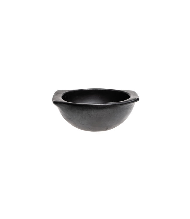 Black Pottery Soup bowl