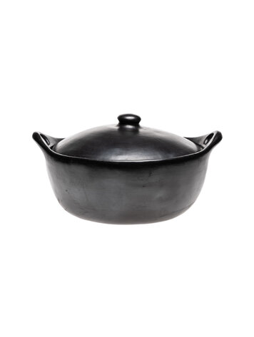 Black Pottery Frying pan/casserole