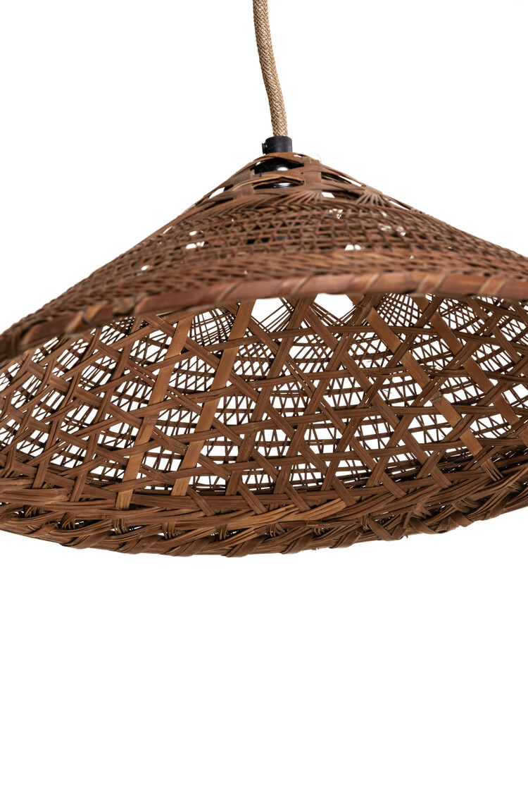 Hanglamp oud Chinees rijsthoedje