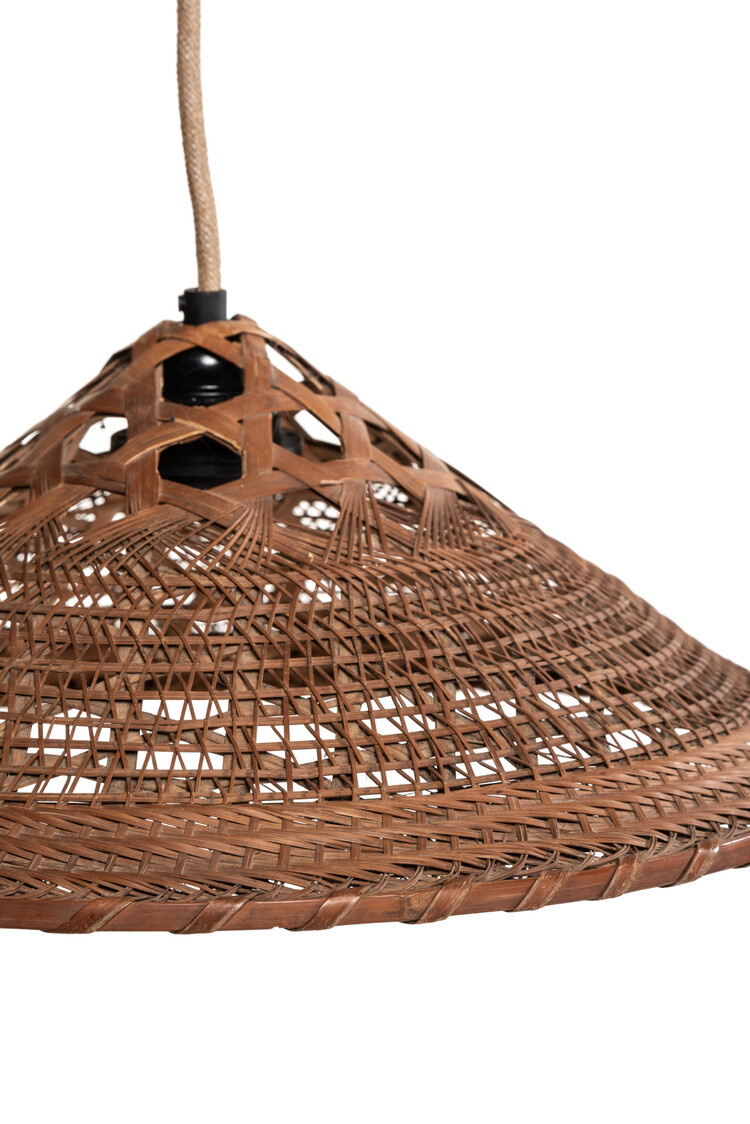 Hanglamp oud Chinees rijsthoedje