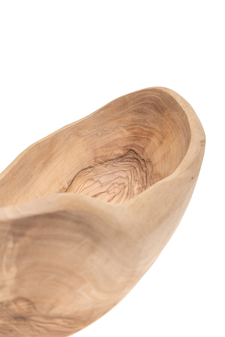 Slakom rustique ovaal - olijfhout