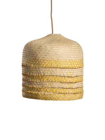 Hanging light palm yellow/natural - Mexico