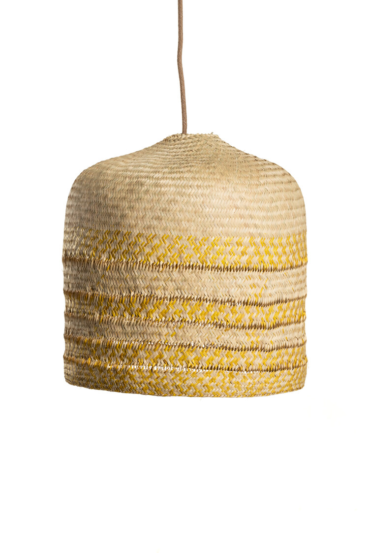 Hanging light palm yellow/natural - Mexico