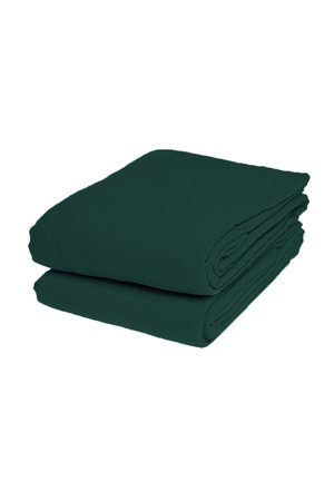 Linge Particulier Laken linnen - vintage green