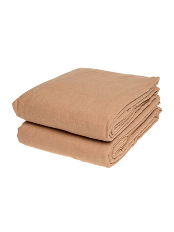 Linge Particulier Duvet cover linen - moka