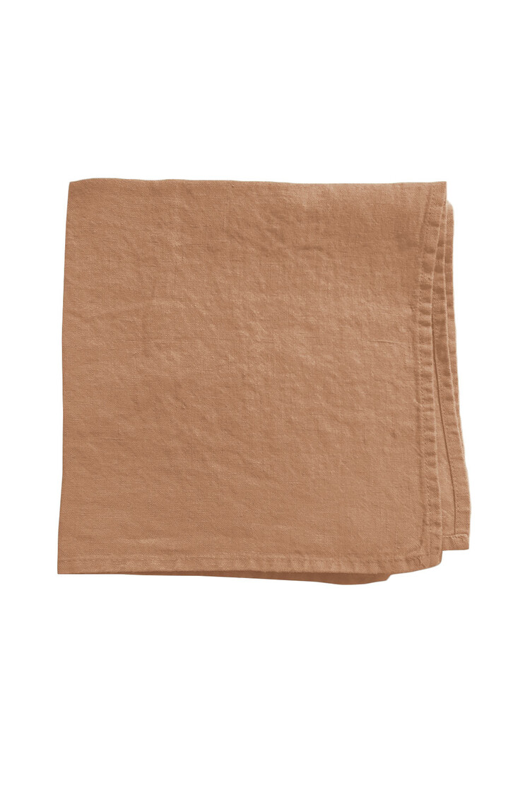 Linge Particulier Servet linnen - moka