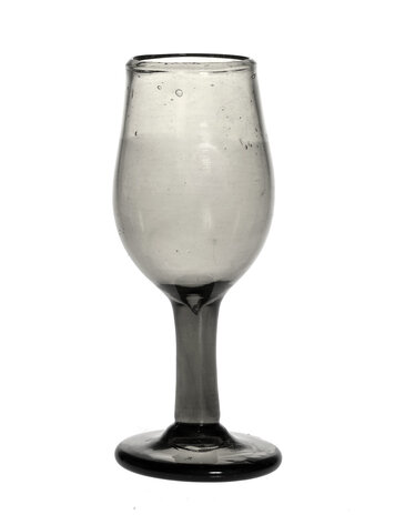 Mondgeblazen wijnglas - transparant