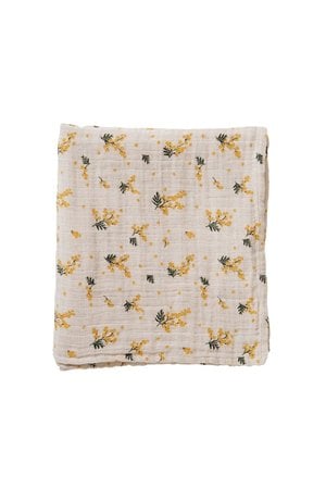 mimosa muslin swaddle blanket
