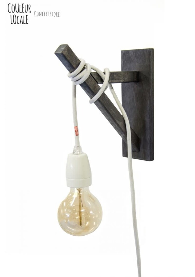 NUD collection Wooden bracket - black