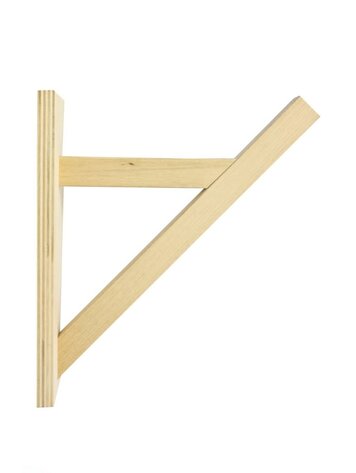 NUD collection Houten haak - naturel