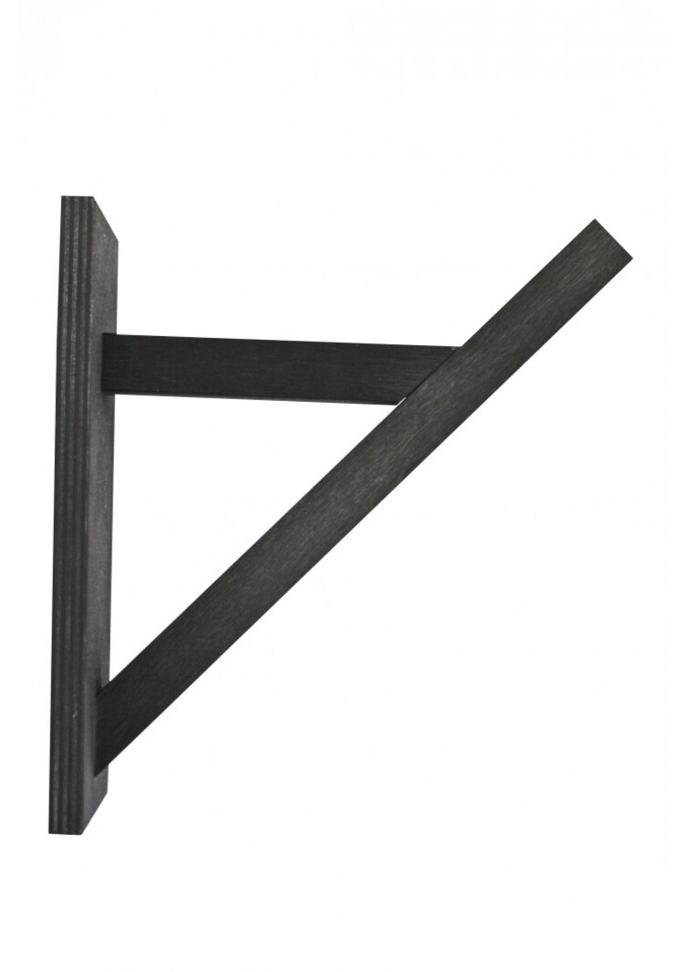 NUD collection Wooden bracket - black