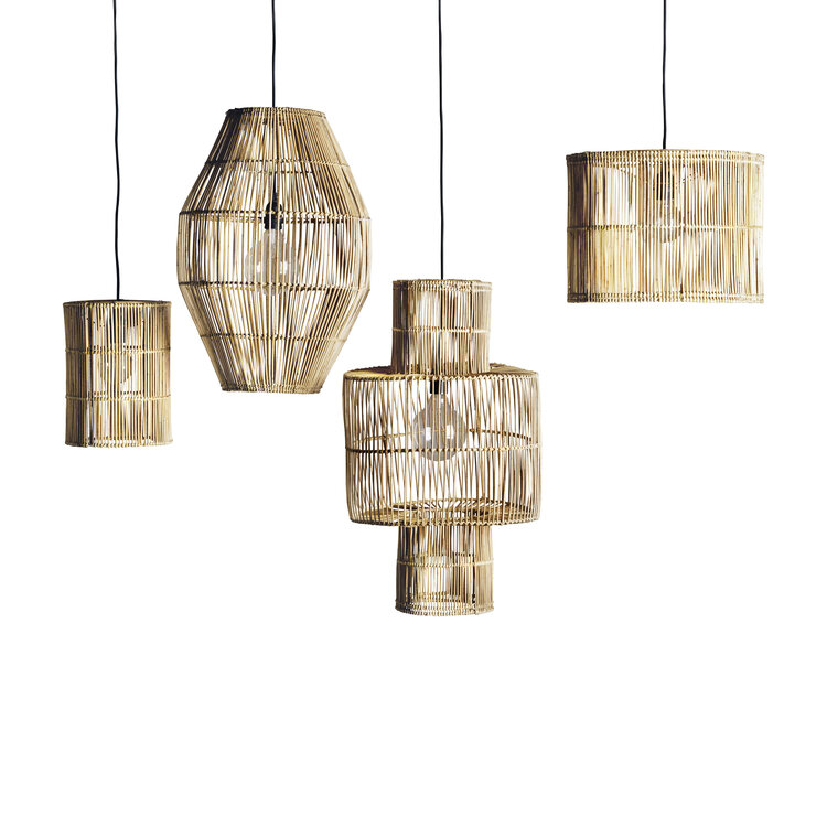 Tine K Home Hanging lamp shade in rattan ' hangdome'