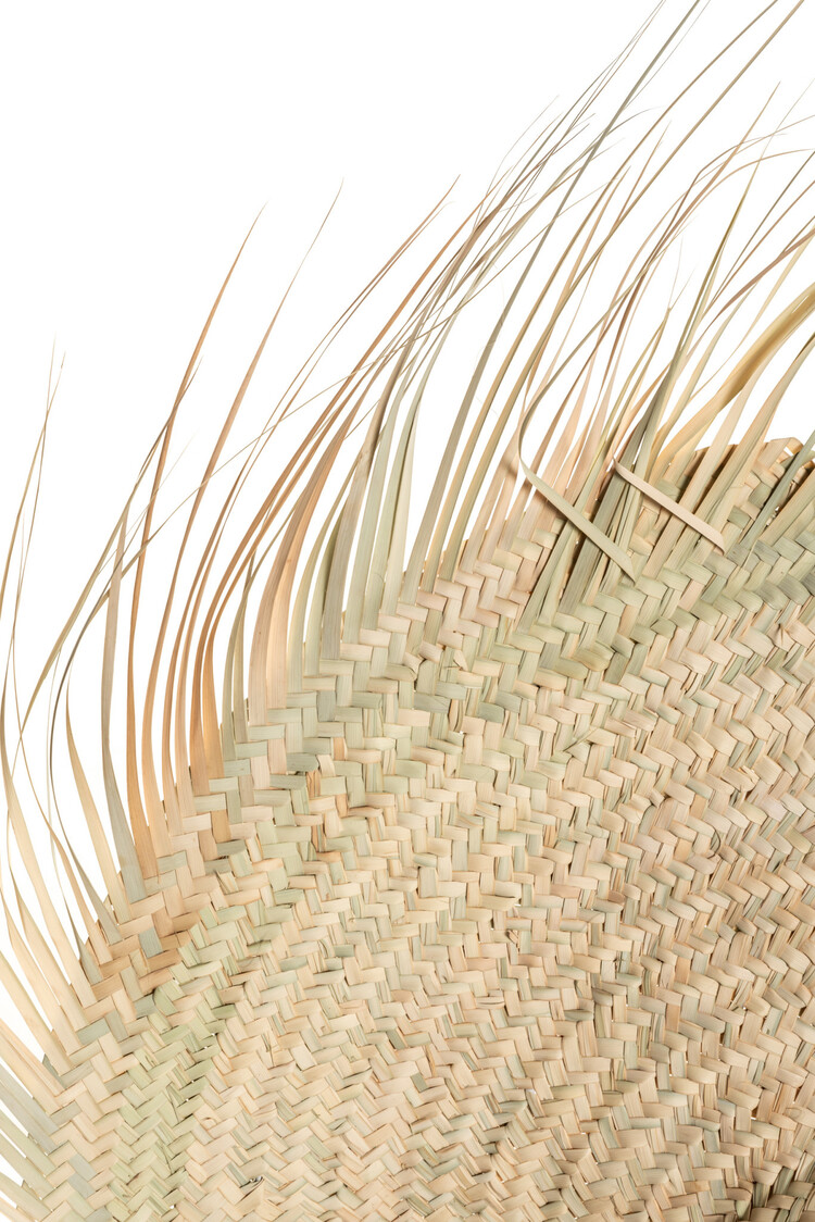 Hat palm leaves with fringes - Morocco