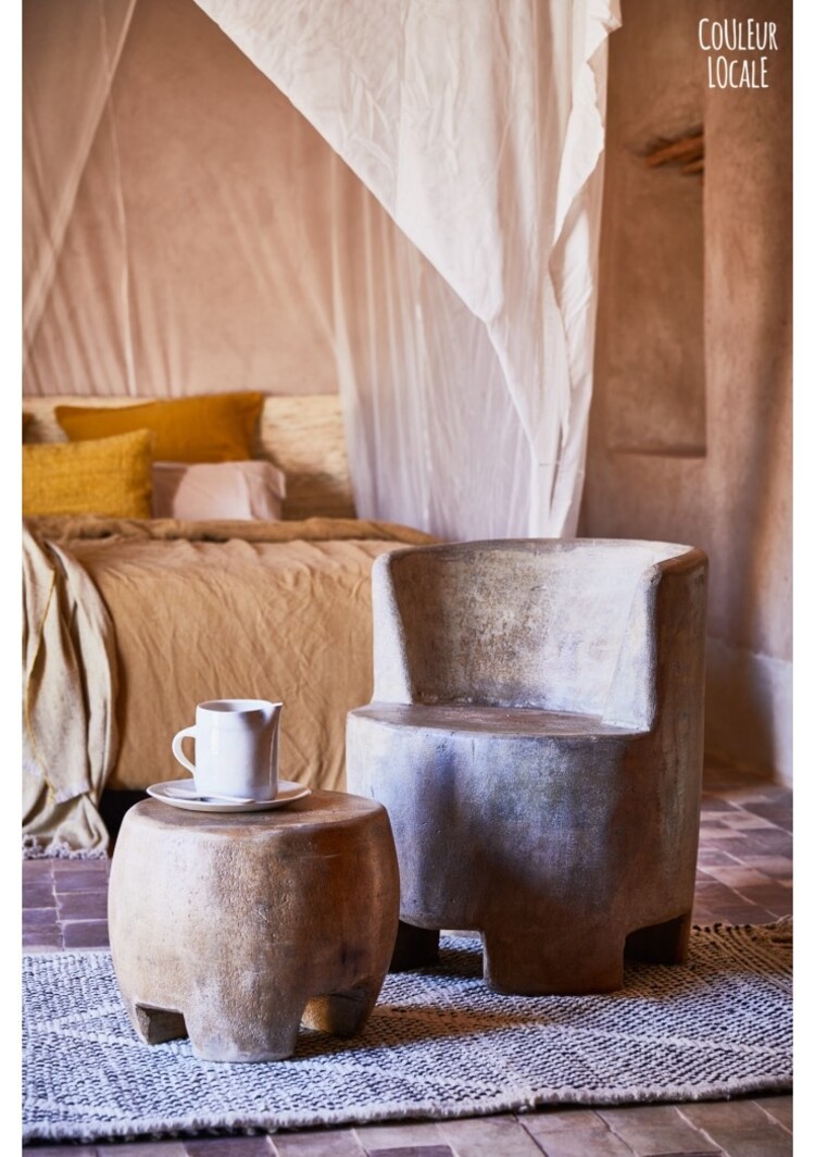 Stool Tabla - palm wood