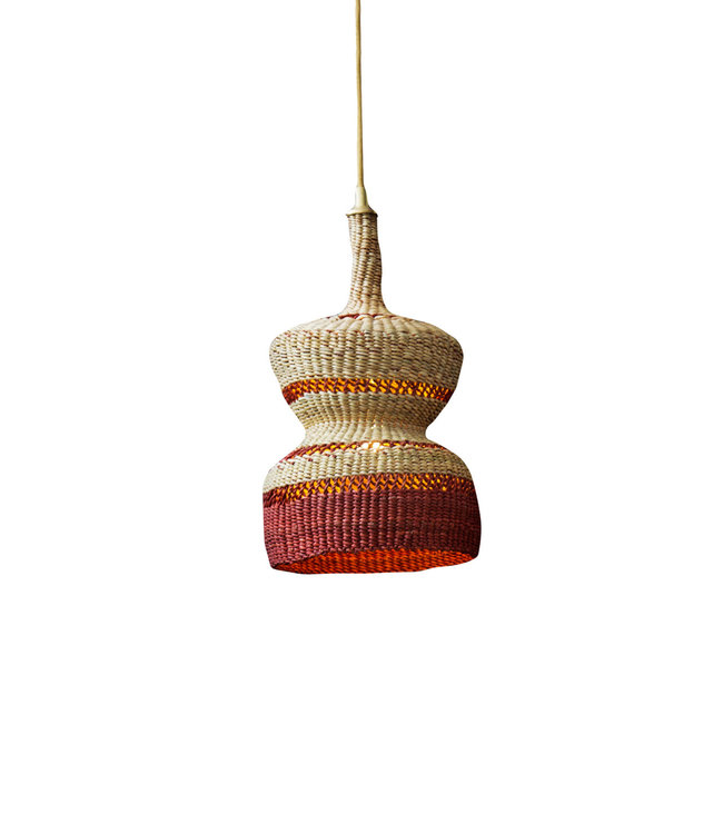 Hanglamp '2 tier' - naturel/ginger