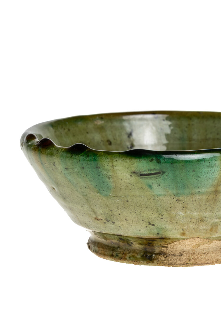 Couleur Locale Tamegroute bowl  - lichtgroen